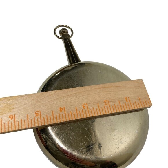 Vintage Goldtone Silent Butler Crumb Catcher Watch Face made in Japan 8.5 in - Picture 6 of 15